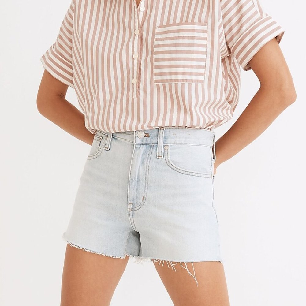 NWT Madewell Relaxed Denim Shorts, Essen Wash 26/27
